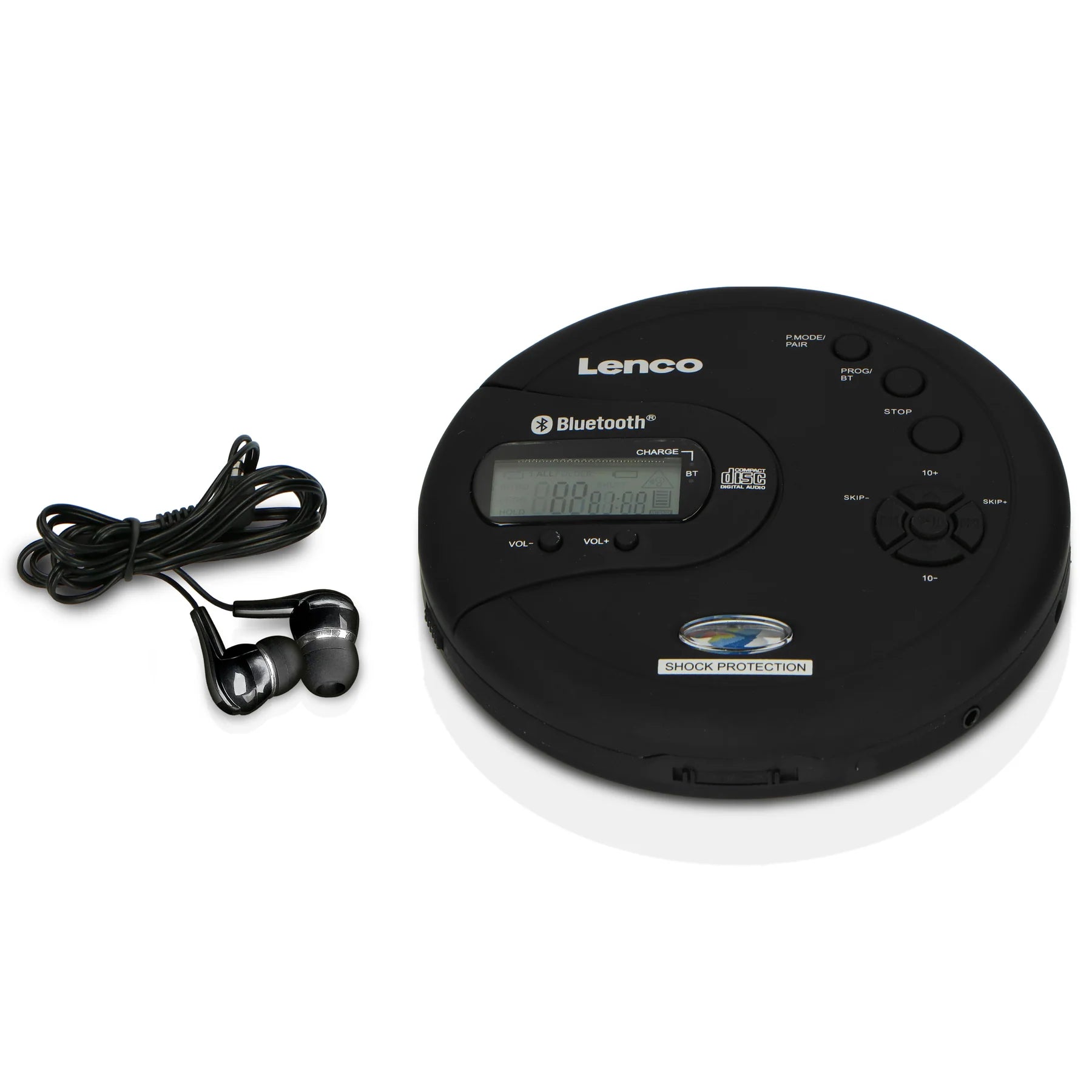 Lenco CD-300BK kannettava CD/MP3-soitin