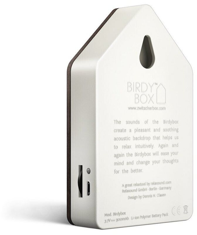 Birdybox Classic Liikeanturikaiutin Linnunlaululla - Tummea Tammea