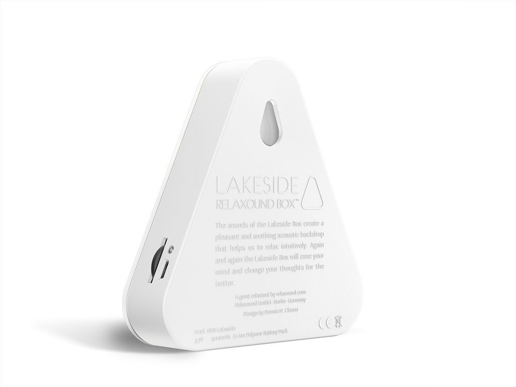 Lakesidebox Classic Liikeanturikaiutin Järviäänillä - Valkoinen