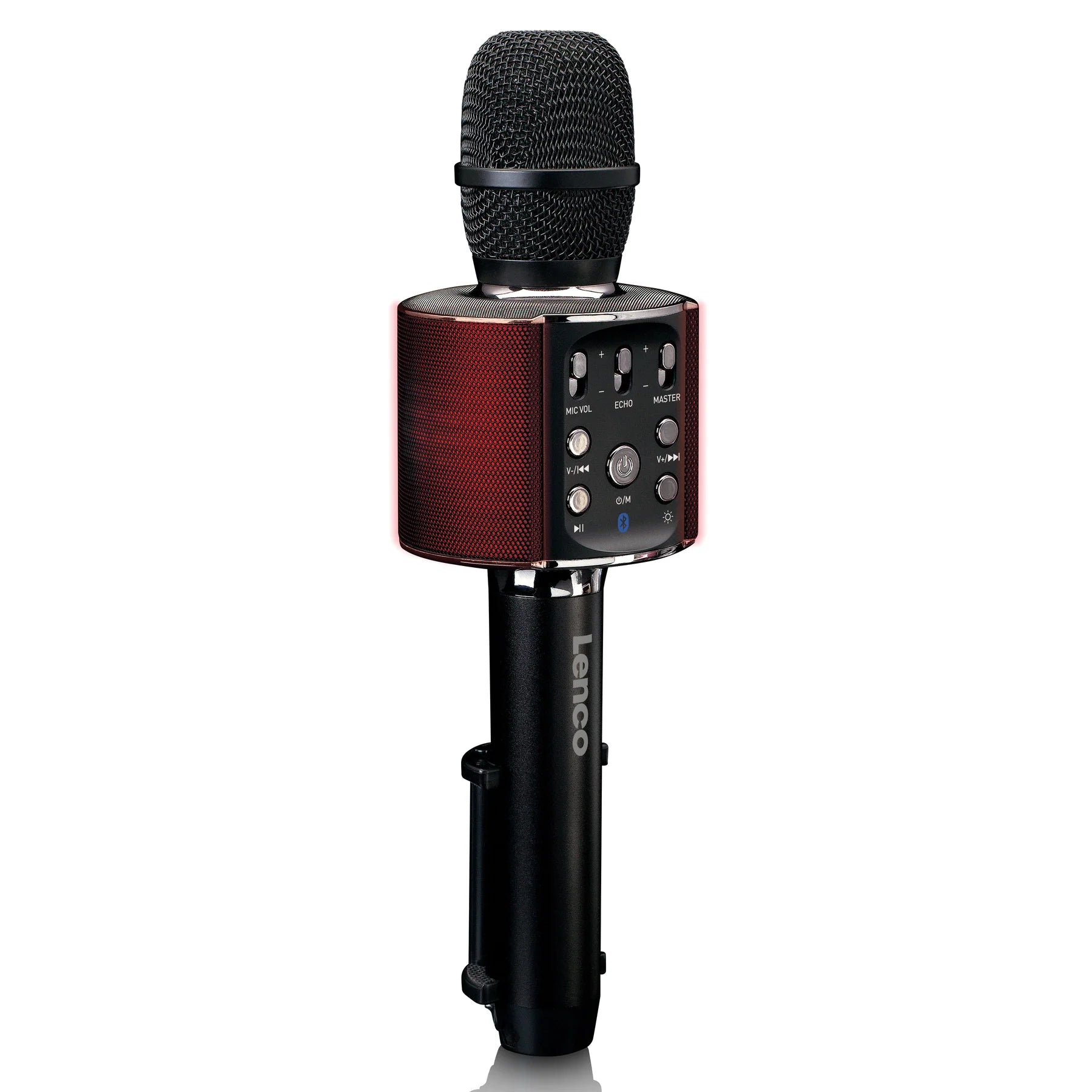 Lenco BMC-090BK karaokemikrofoni, musta