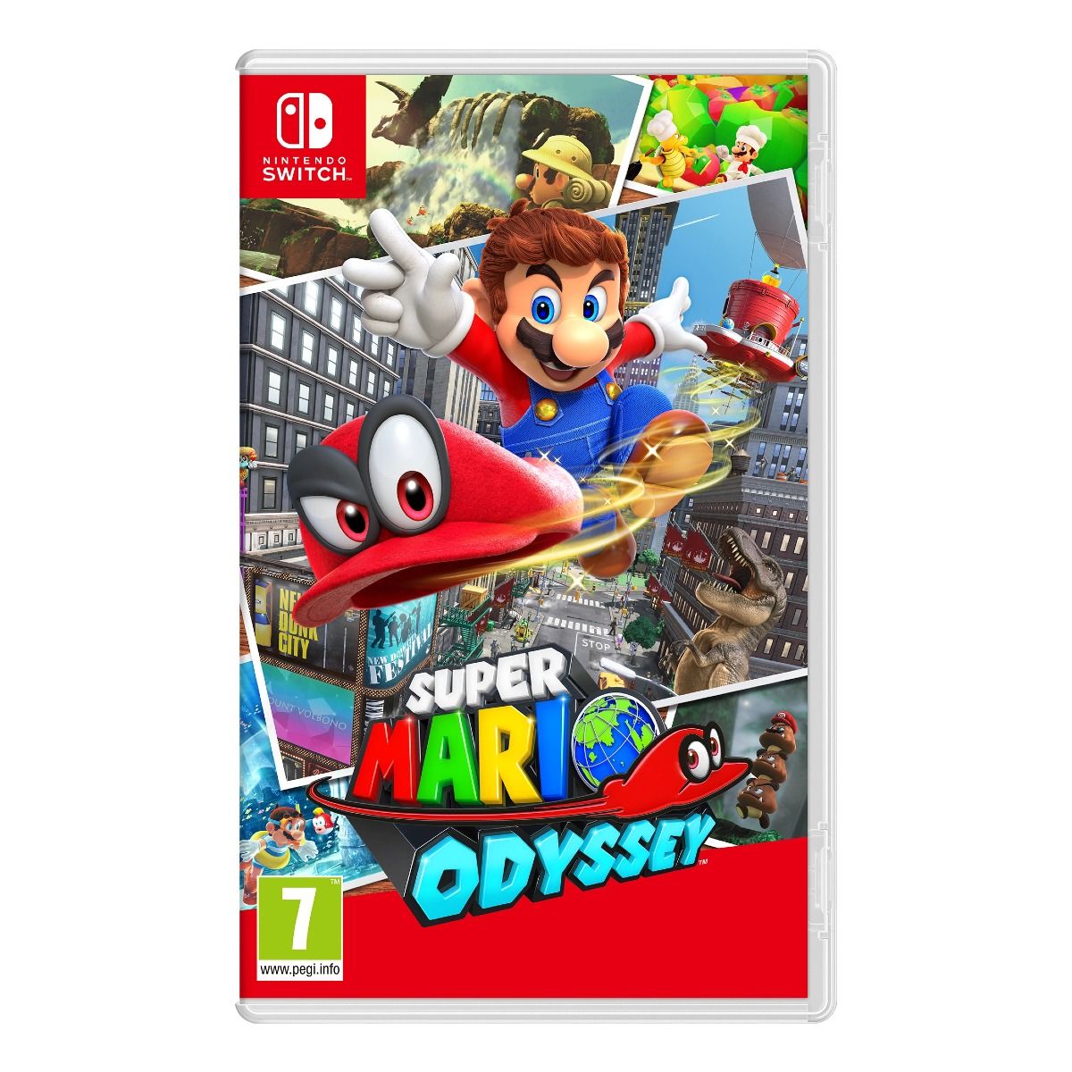 Super Mario Odyssey Nintendo Switch -peli - Seikkaile Marioina uusissa maailmoissa
