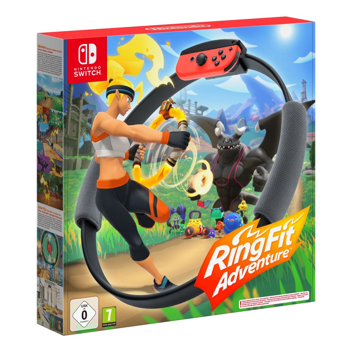Ring Fit Adventure - Liikuntapeli Nintendo Switchille