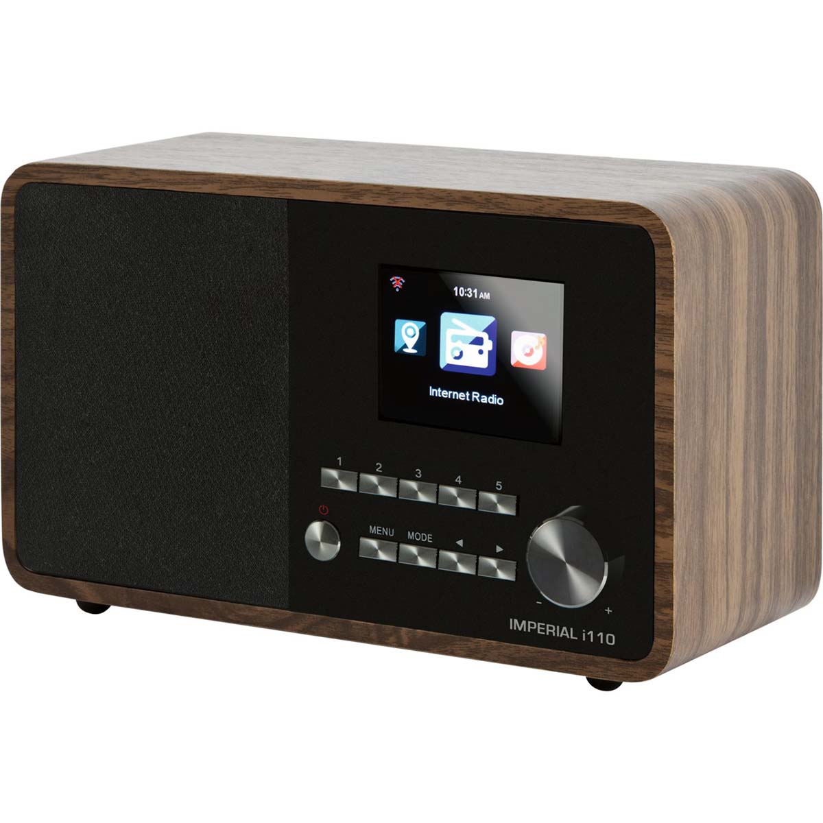Imperial i110, Wi-Fi-internetradio mediasoitintoiminnolla