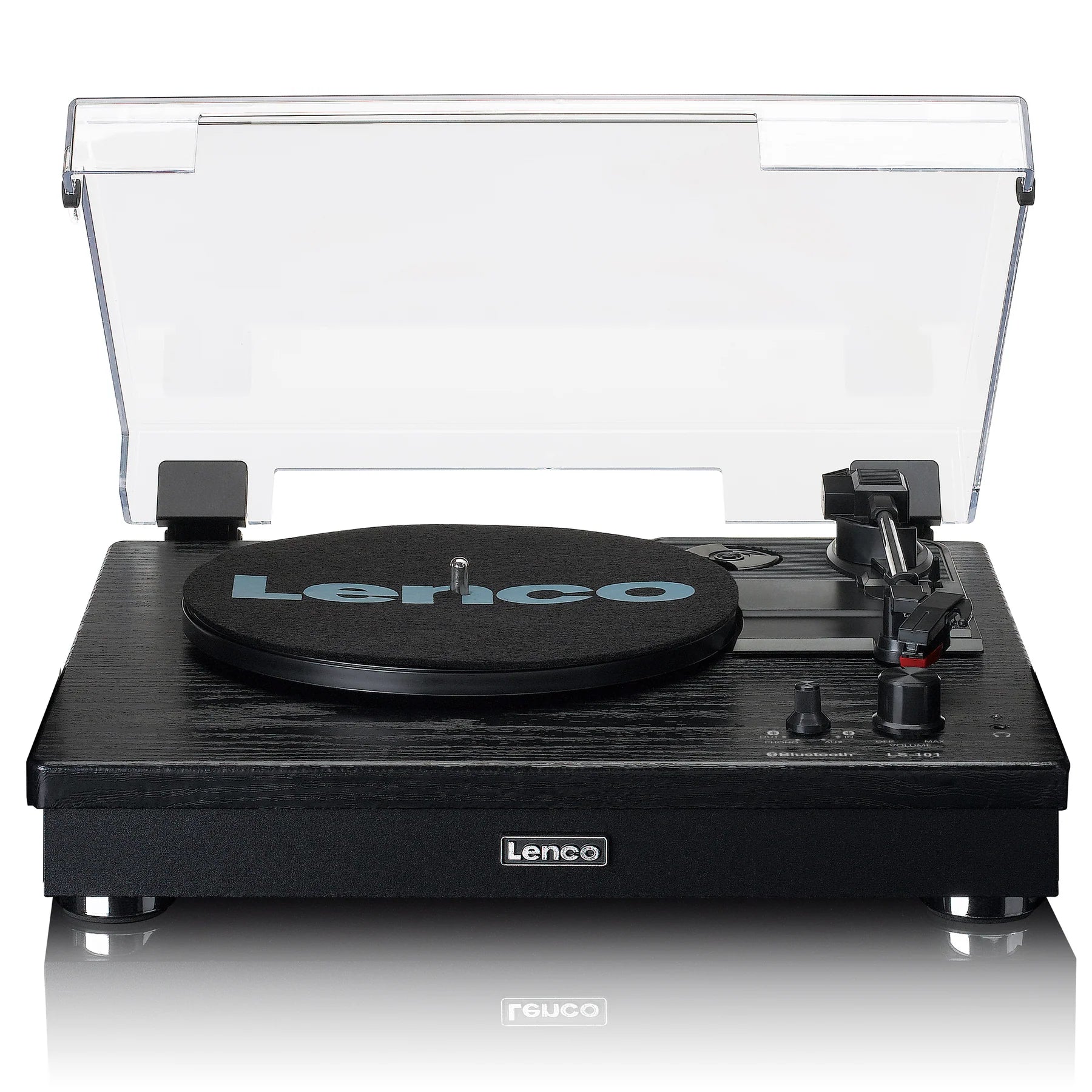 Lenco LS-101BK levysoitin ja kaiuttimet, musta