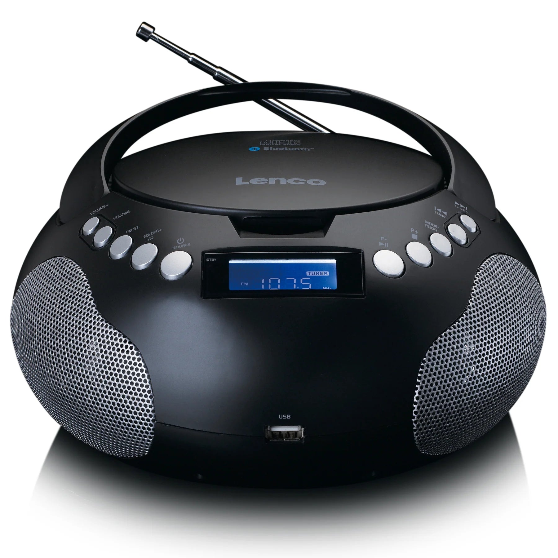 Lenco SCD-331 – Kompakti CD-radio Bluetoothilla