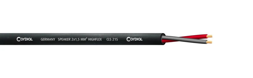 Cordial CLS 215 highflex kaiutinkaapeli 2x1,5mm²