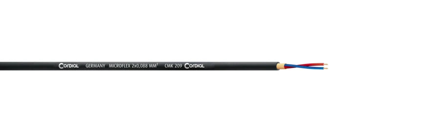 Cordial CMK 209 mikkikaapeli 2x0,088mm²