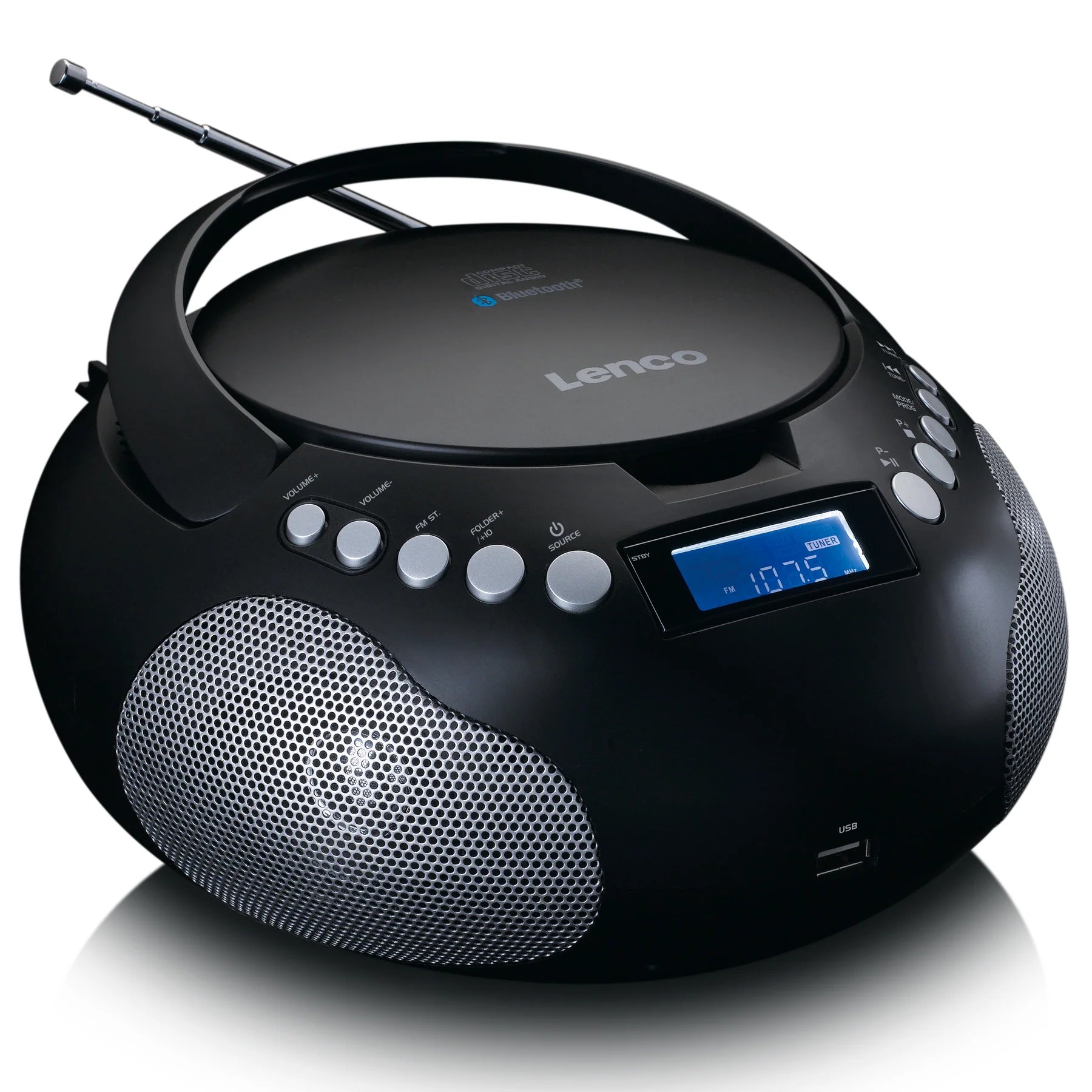 Lenco SCD-331 – Kompakti CD-radio Bluetoothilla