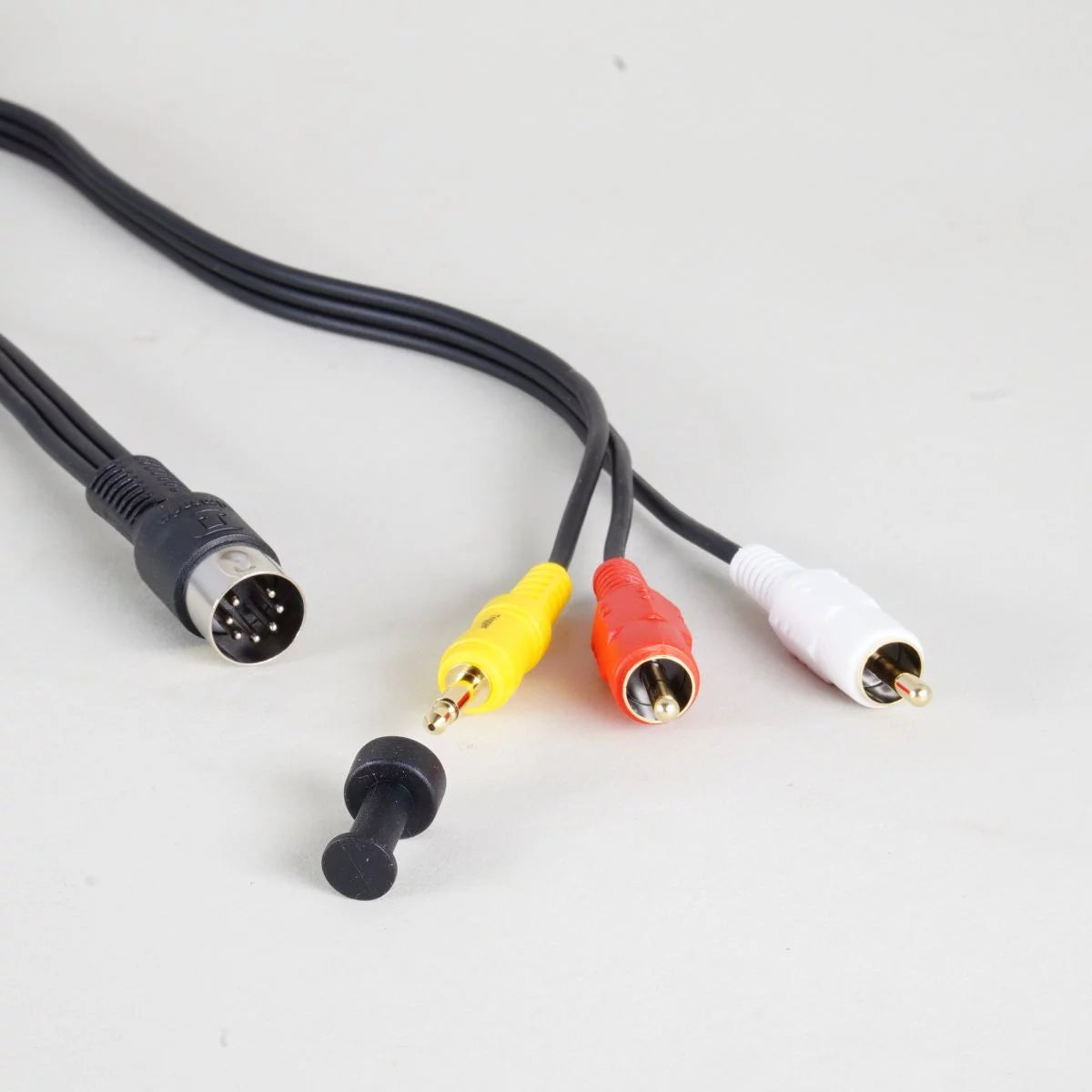 Almando 7-pin DIN – 2 x RCA + 3.5 mm Trigger – Premium-kaapeli B&O ICEpower-kaiuttimille