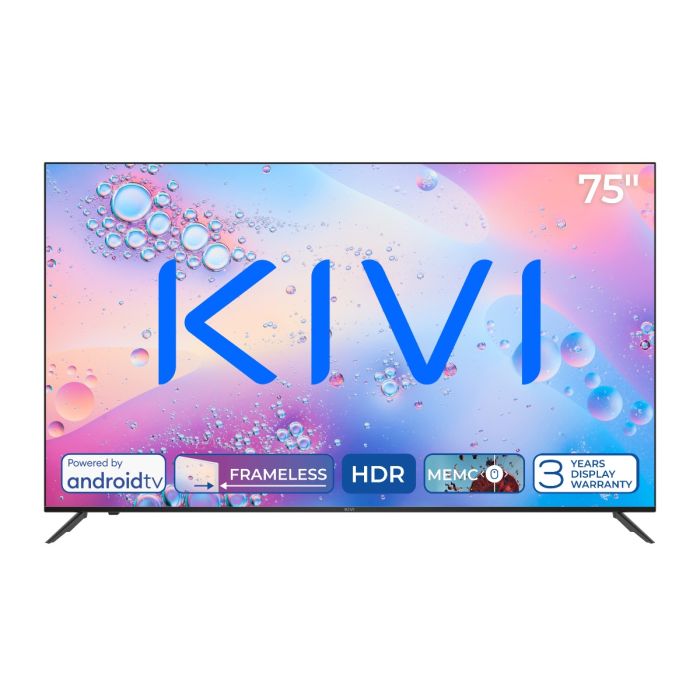 KIVI 75U760QB 75" 4K Android Smart TV - Elokuvateatterikokemus
