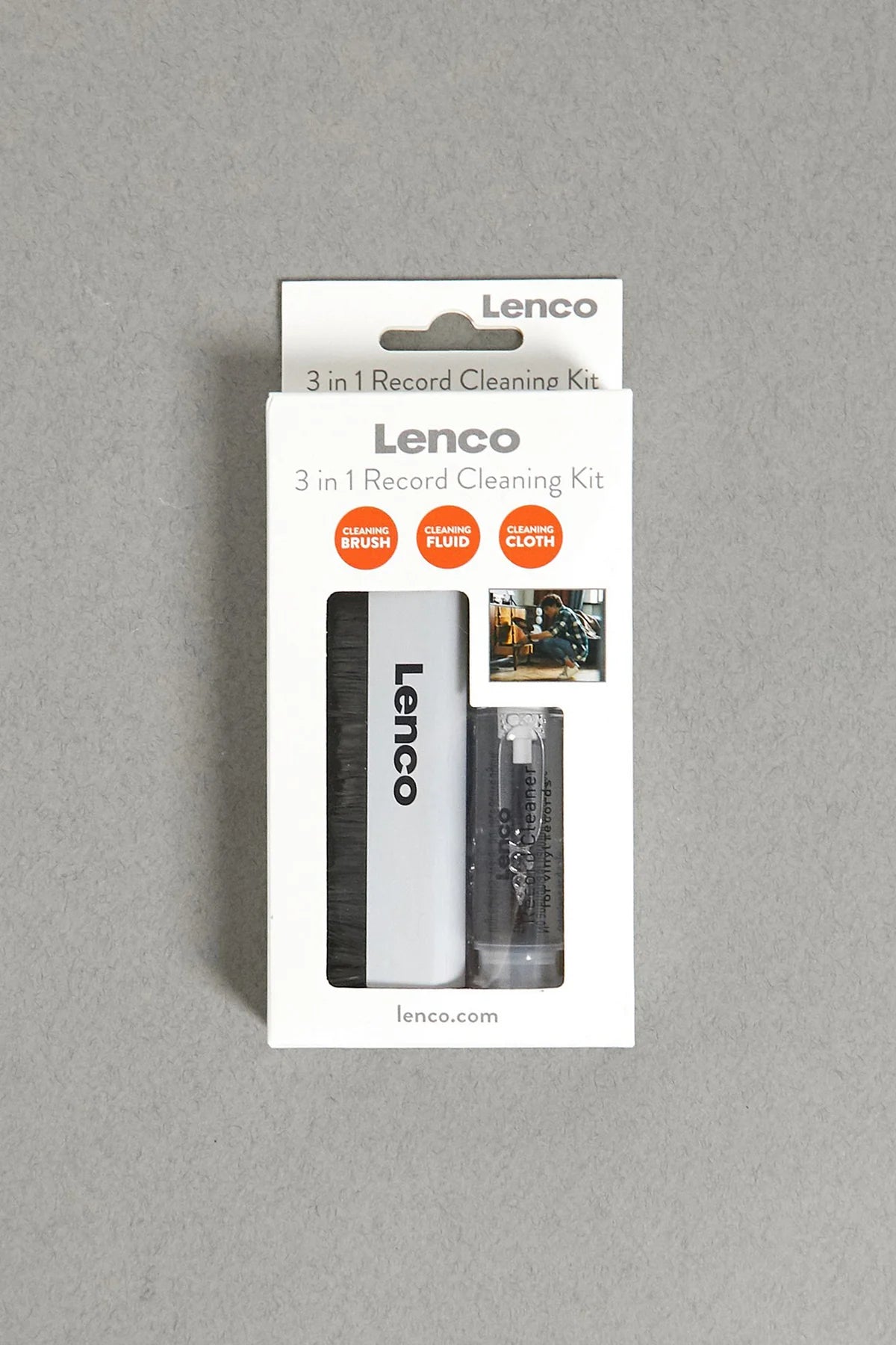 Lenco TTA-3IN1 vinyylilevyjen puhdistussetti