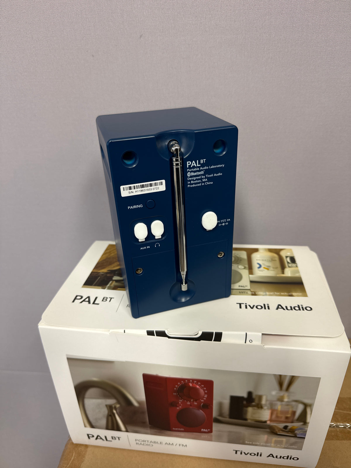 Tivoli AUDIO PAL Bluetooth radio , Meren sininen - SECOND BEST