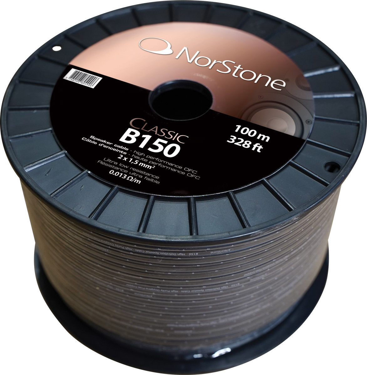 Norstone Cables CLASSIC BLACK SPEAKER CABLE (150, 100)