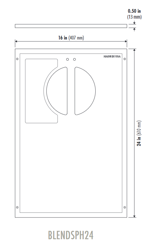 Origin Acoustics Blends, Näkymätön kaiutin - BlendsPH24
