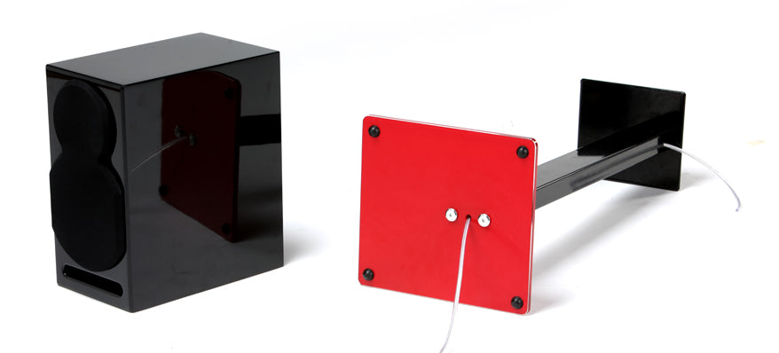 Norstone ESSE SPEAKER STAND/RED AND SATIN