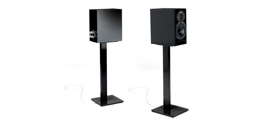 Norstone ESSE SPEAKER STAND/BLACK SATIN