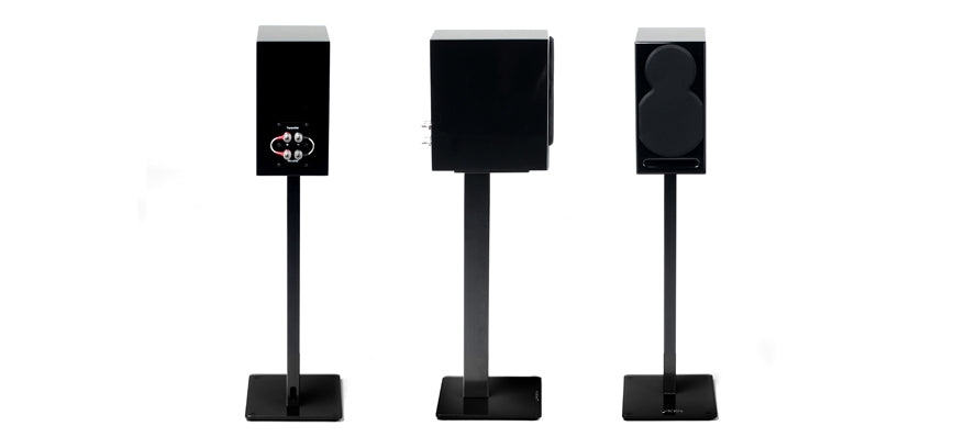 Norstone ESSE SPEAKER STAND/BLACK SATIN