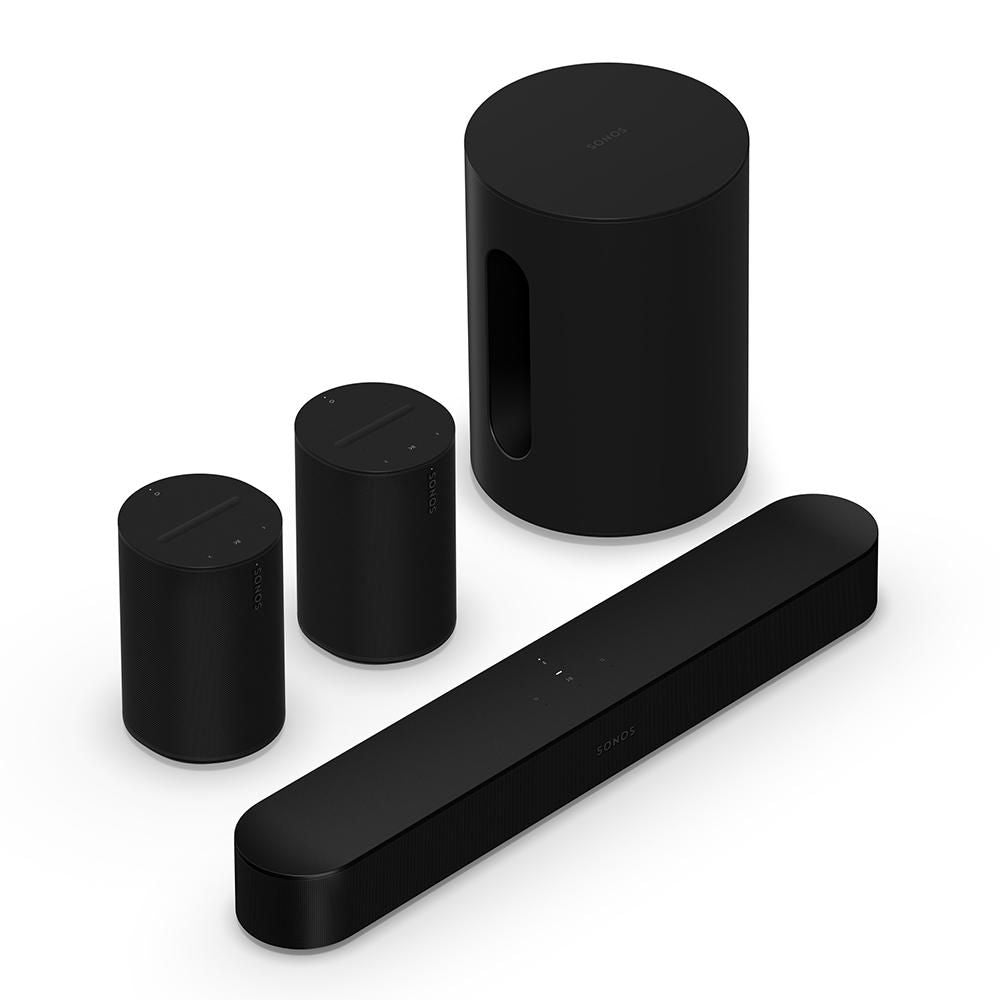 Sonos Beam + Era 100 x2 + Sub Mini kokonaisuus