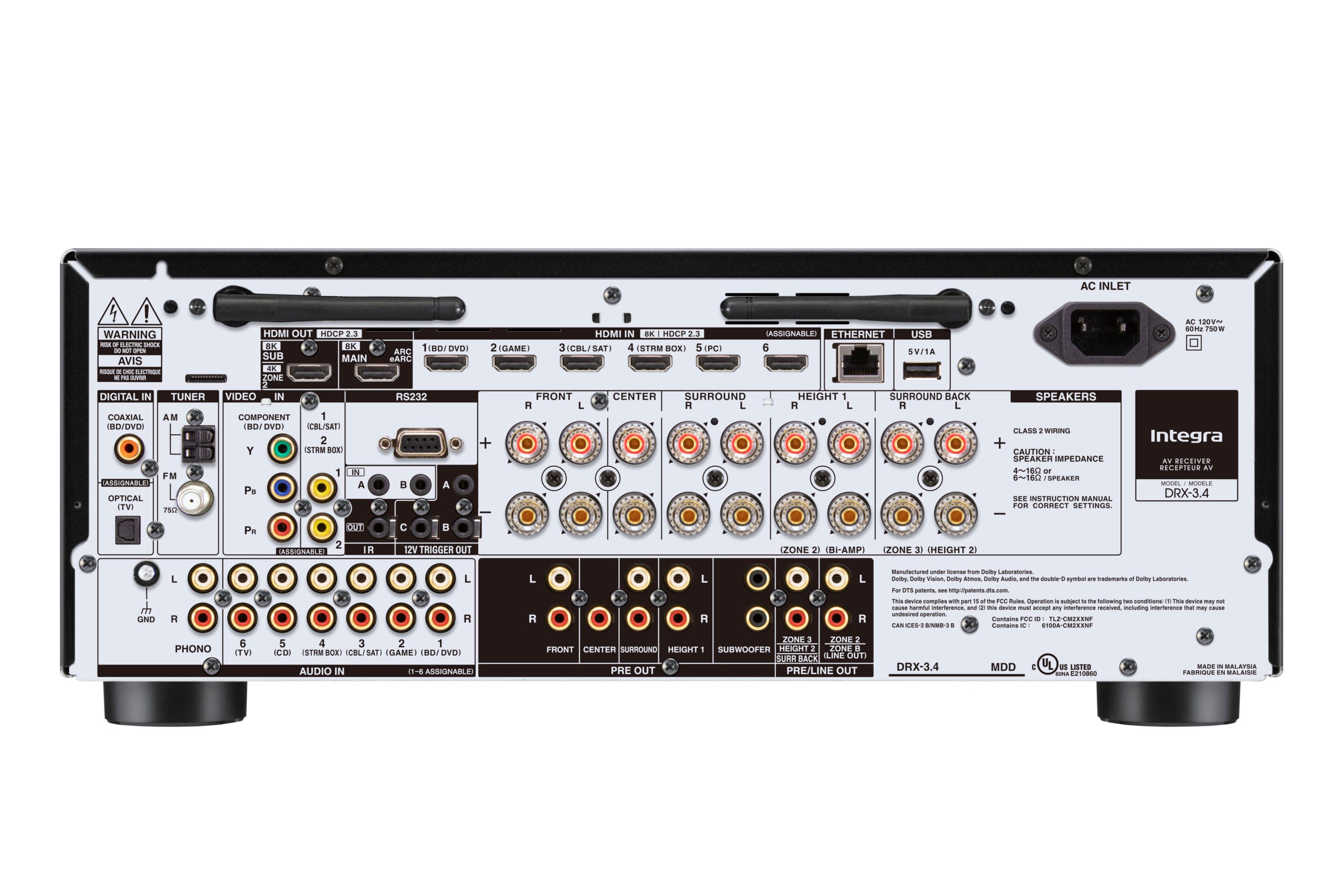 Integra DRX3.4 - AV-vahvistin