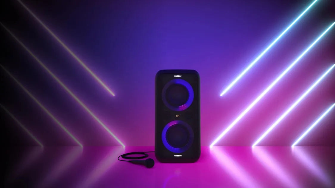 Klipsch GIG XXL Bluetooth-kaiutin ja mikrofoni, musta