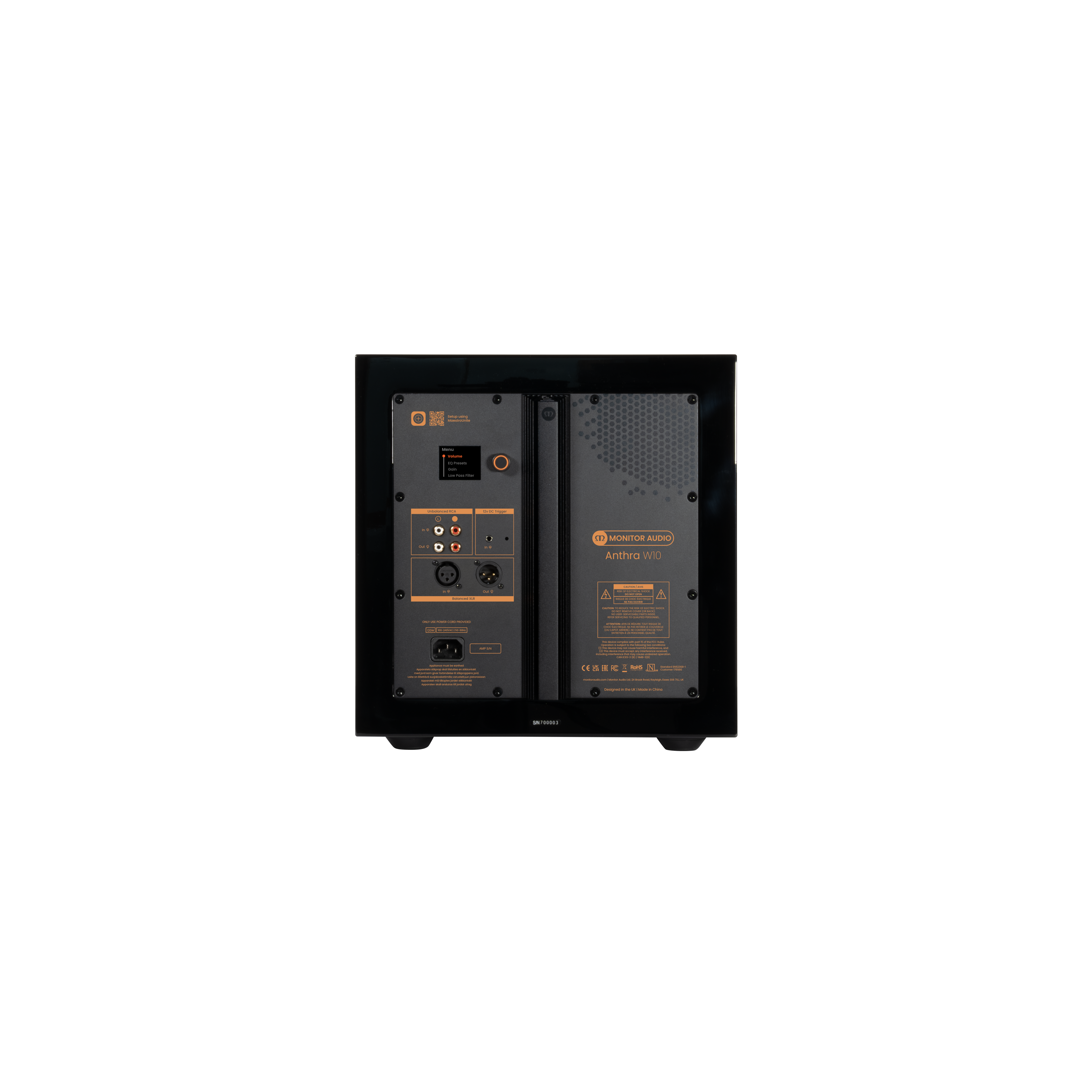 Monitor Audio Anthra W10 Subwoofer