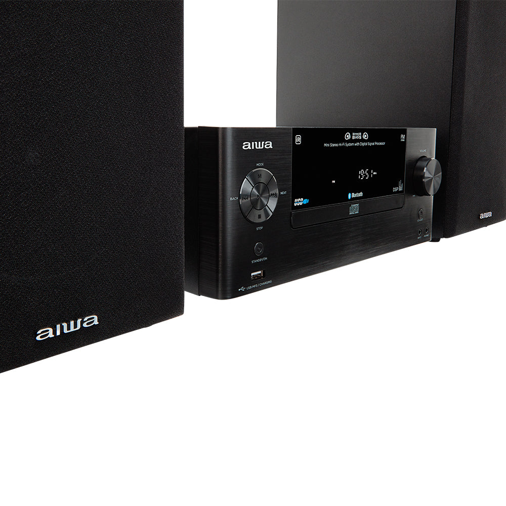 Aiwa MCBT-550 Mikrohifijärjestelmä, musta