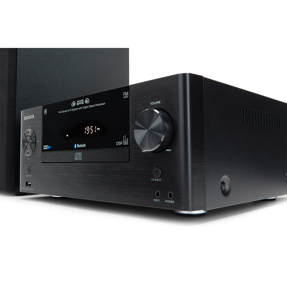 Aiwa MCBT-550 Mikrohifijärjestelmä, musta
