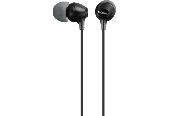 Sony MDR-EX15AP Nappikuulokkeet mikrofonilla – kompaktit in-ear-kuulokkeet, kevyt