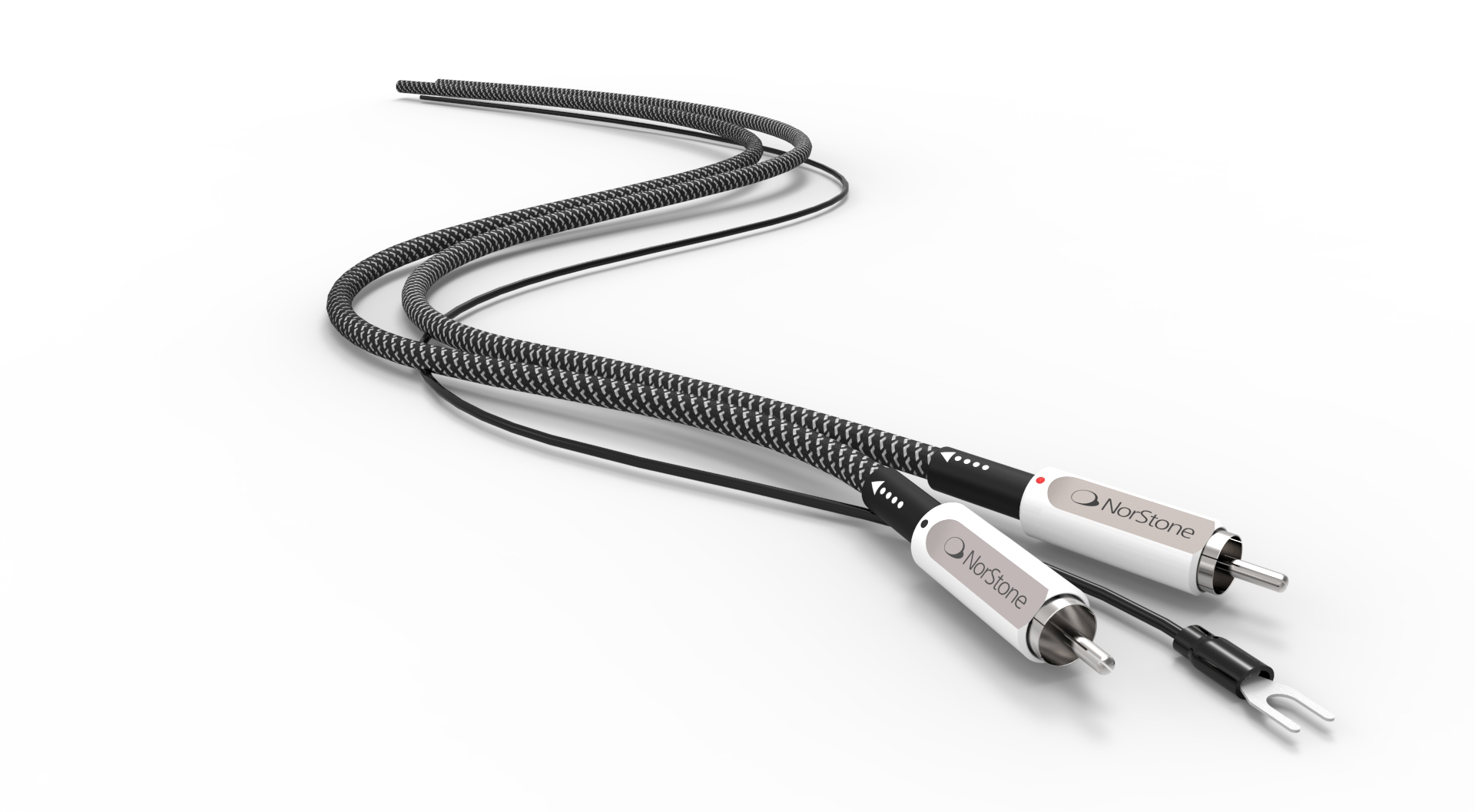 Norstone Cables NORSTONE JURA CABLE RCA 100 (+GROUND WIRE)