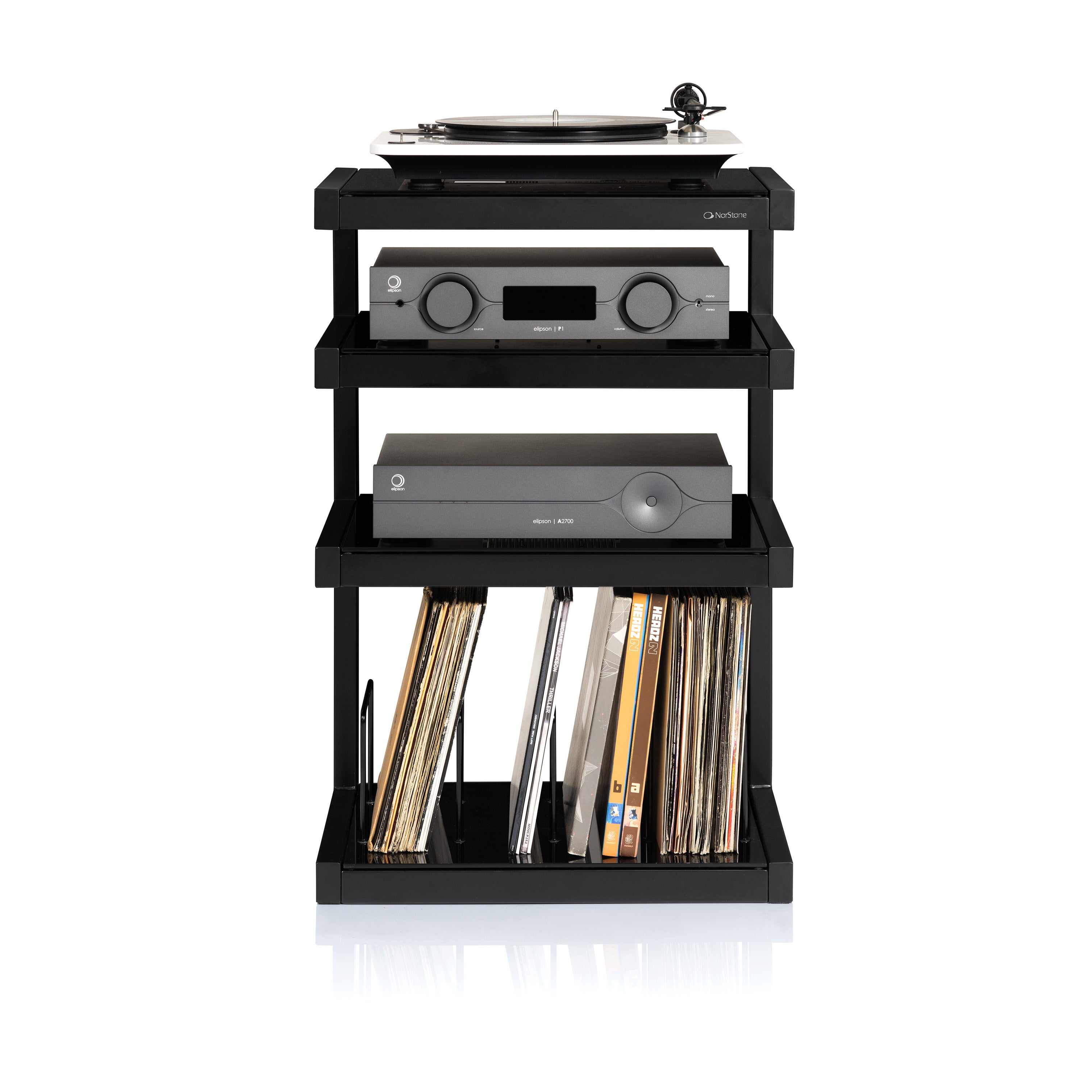 Norstone ESSE HIFI VINYL BLACK SATIN/BLACK