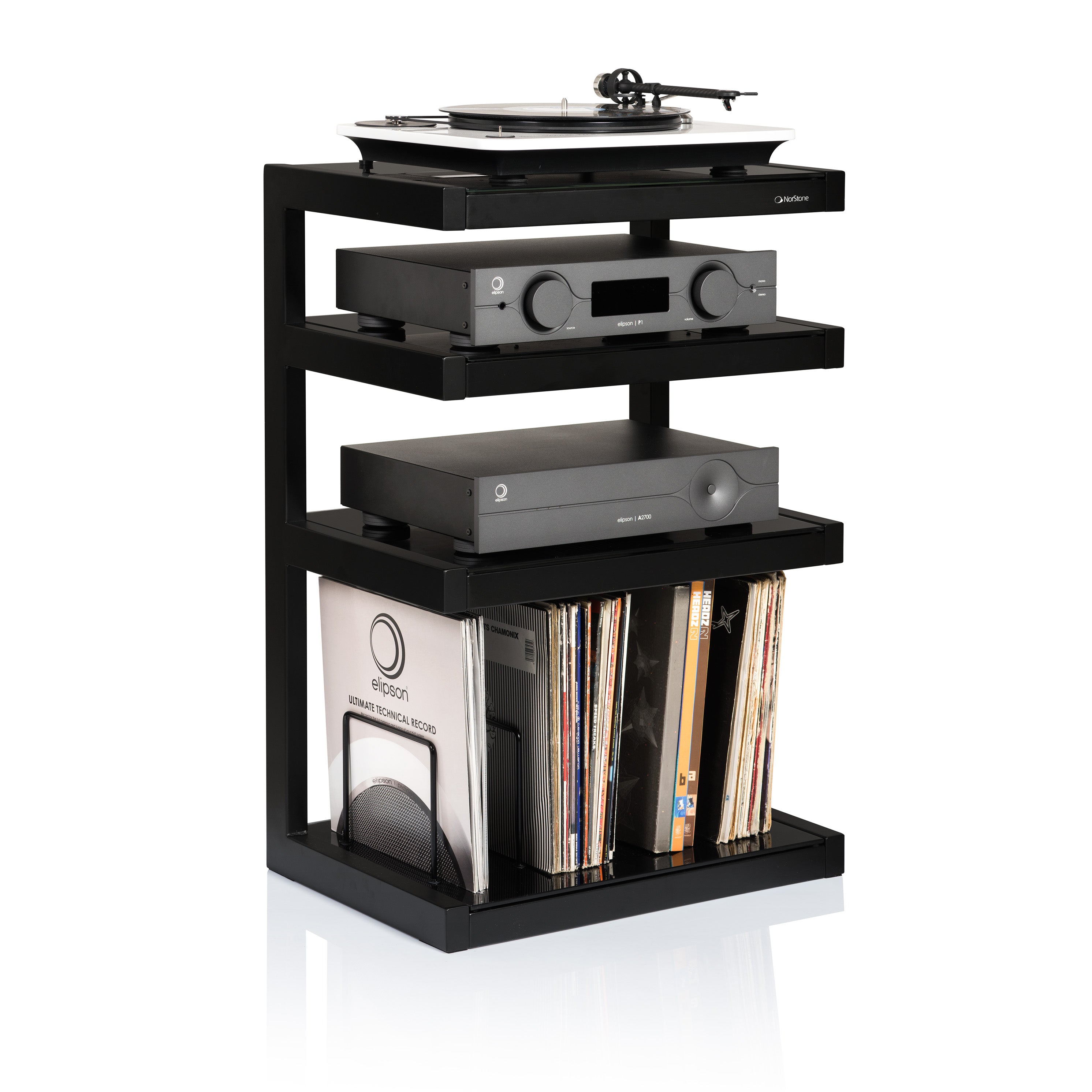 Norstone ESSE HIFI VINYL BLACK SATIN/BLACK