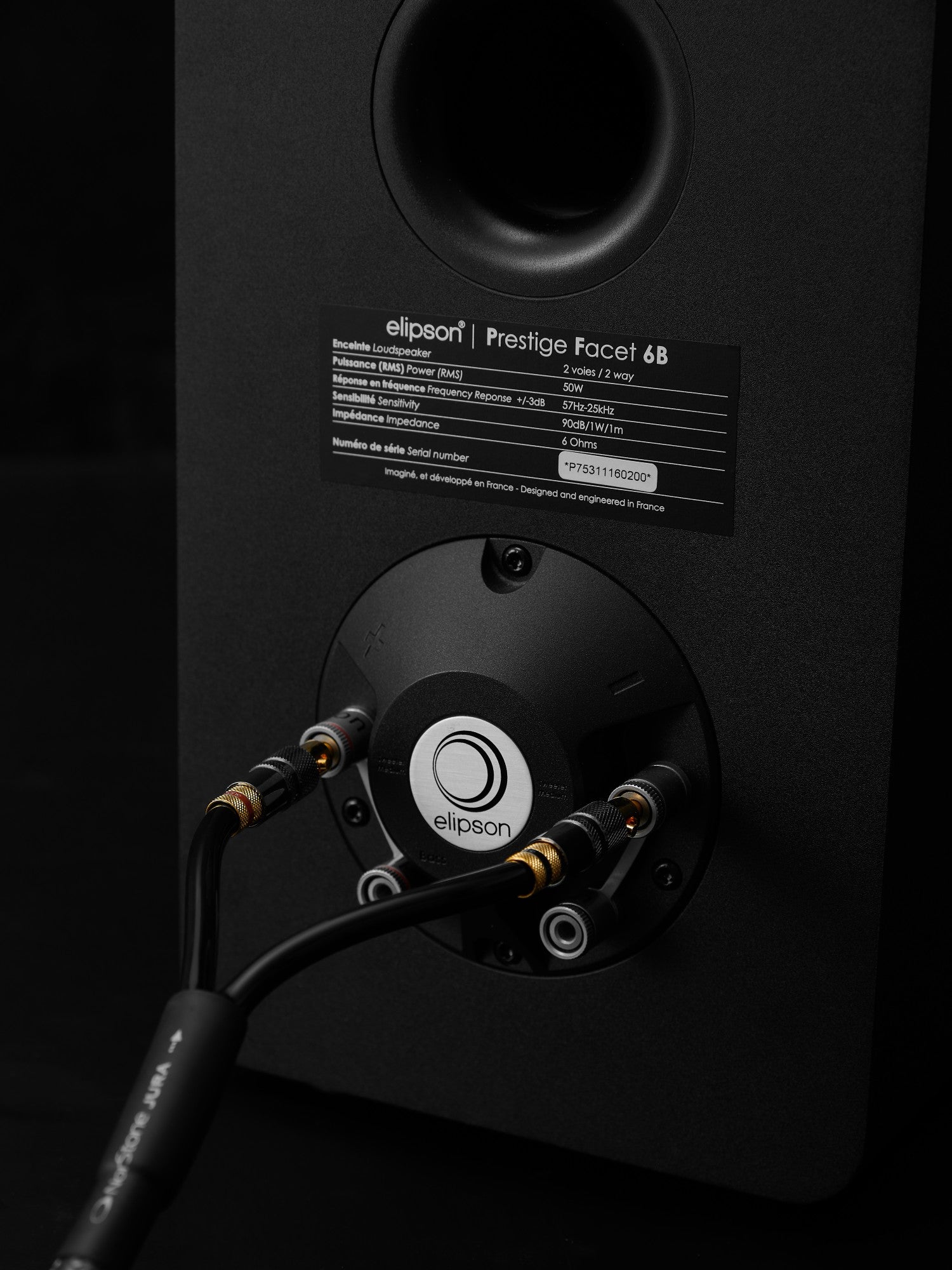 Norstone Cables JURA SPEAKER MOUNTED CABLE 3M