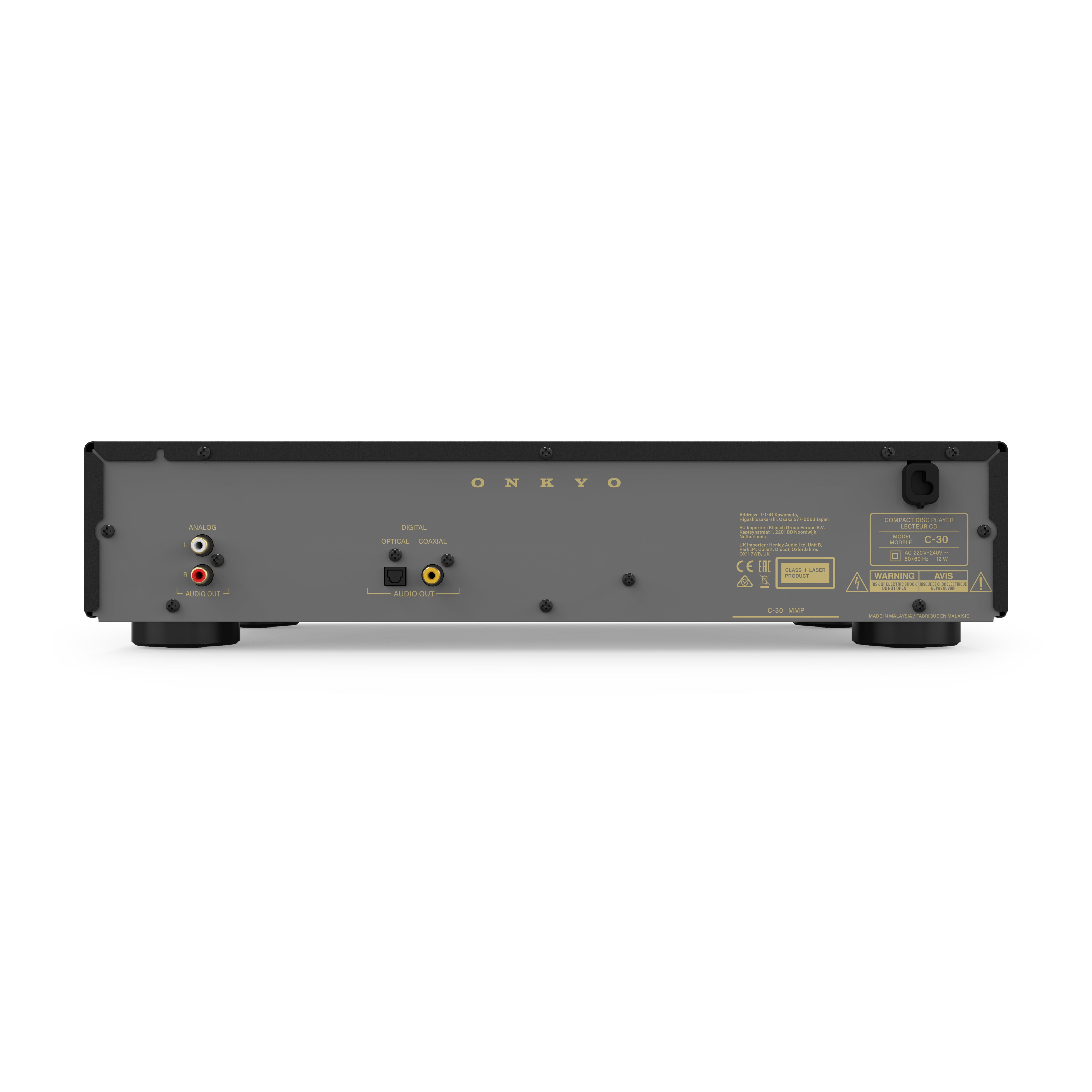Onkyo C-30 Icon Series – CD-soitin – Tunne musiikki uudella tavalla