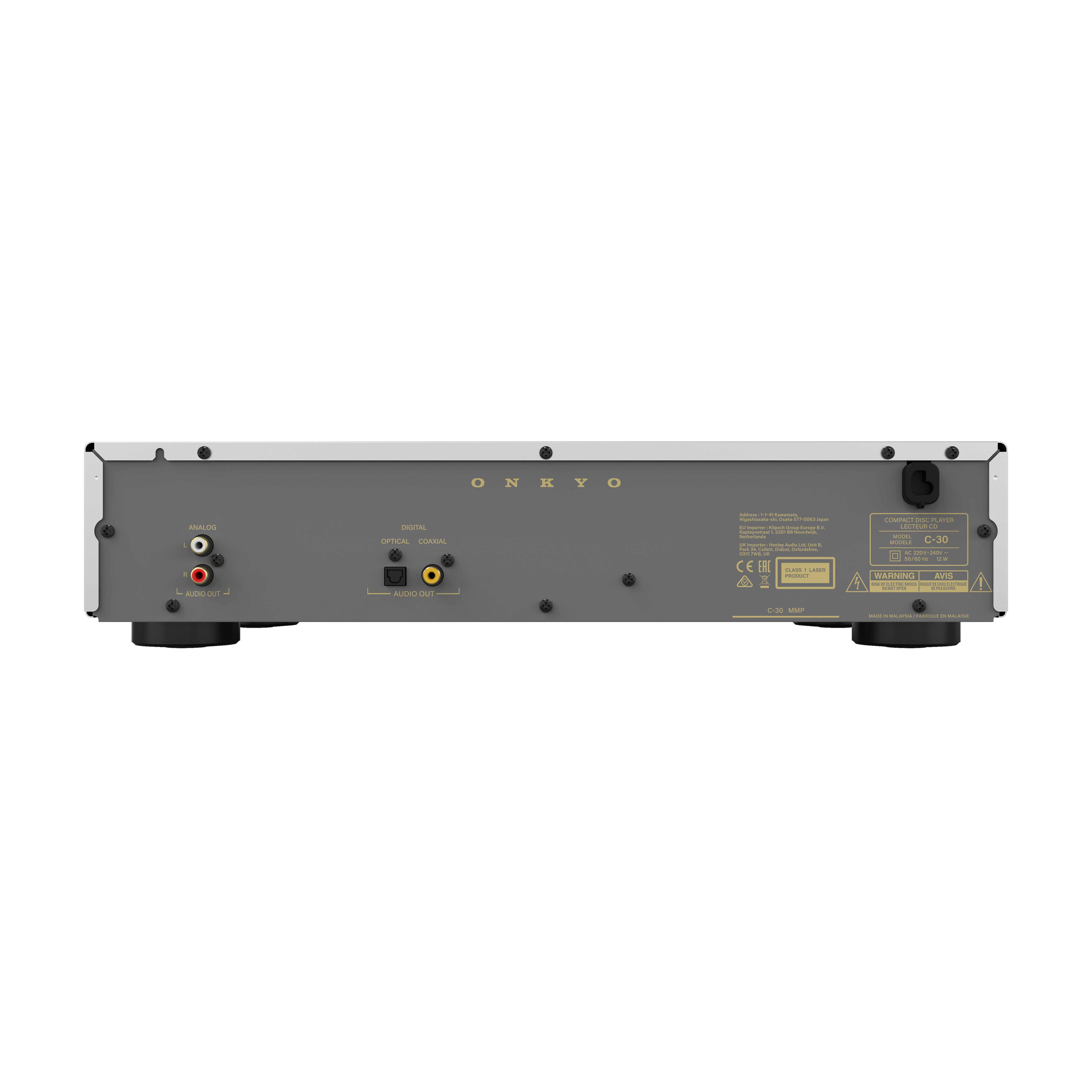 Onkyo C-30 Icon Series – CD-soitin – Tunne musiikki uudella tavalla