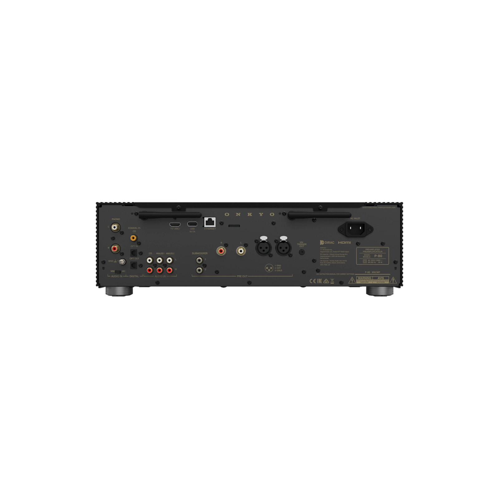 Onkyo P-80 Icon Series – Verkkoesivahvistin – Tunne musiikki uudella tavalla
