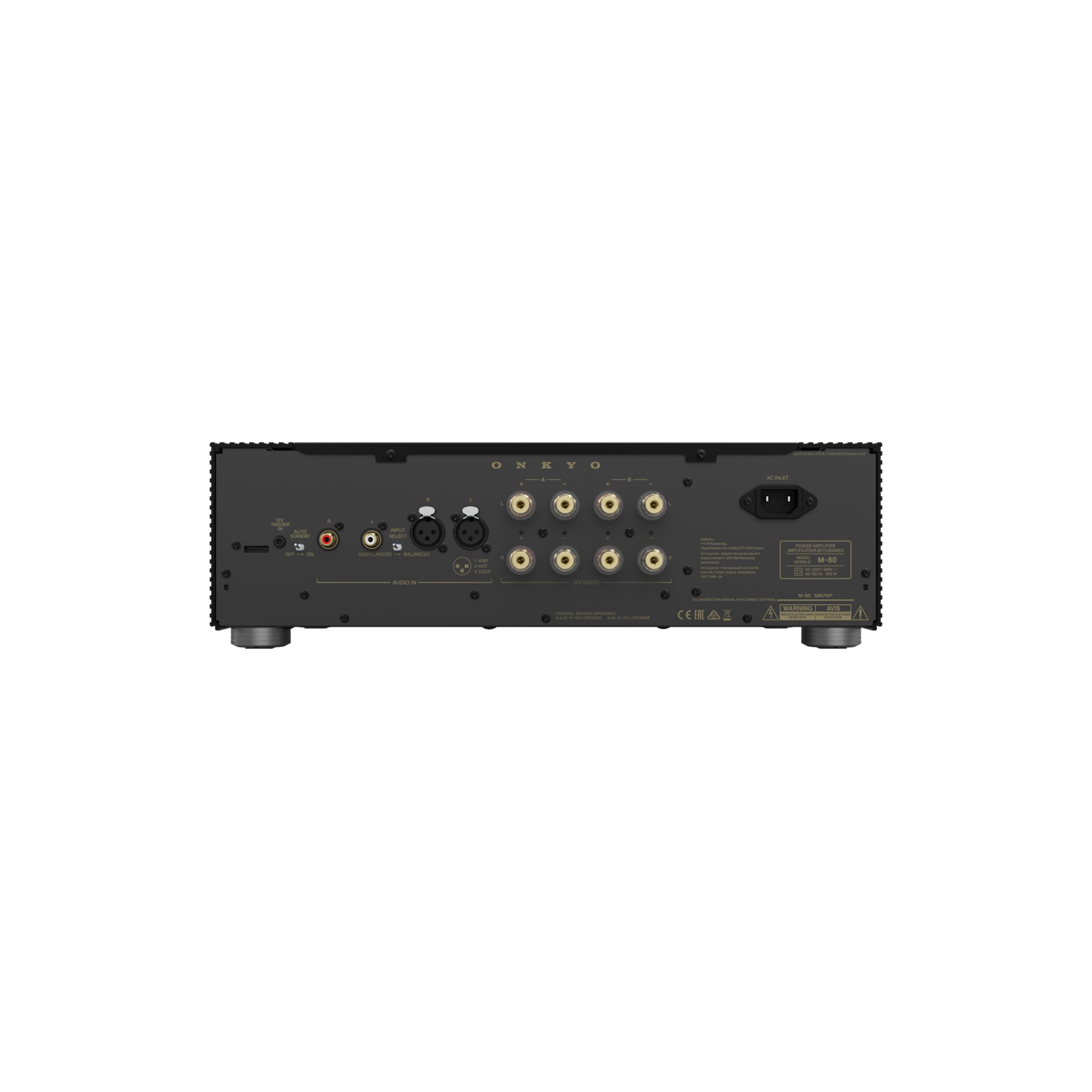 Onkyo M-80 Icon Series – Tehovahvistin – Tunne musiikki uudella tavalla