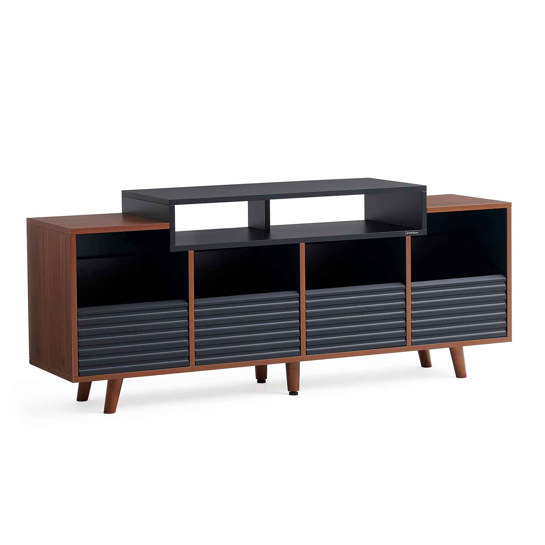 Norstone OSLO VINYL 1600 BLACK/WALNUT