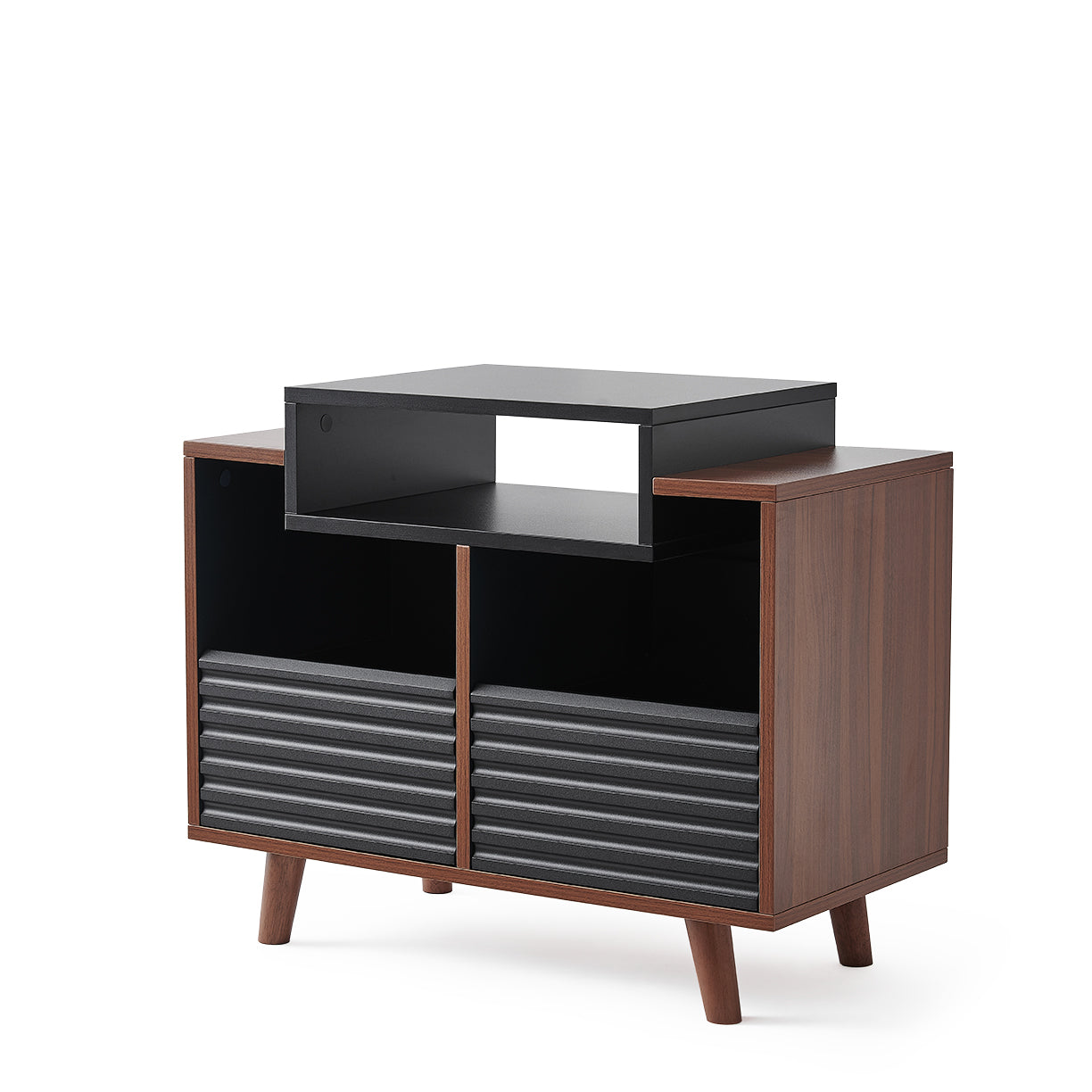 Norstone OSLO VINYL 800 BLACK SATIN/WALNUT