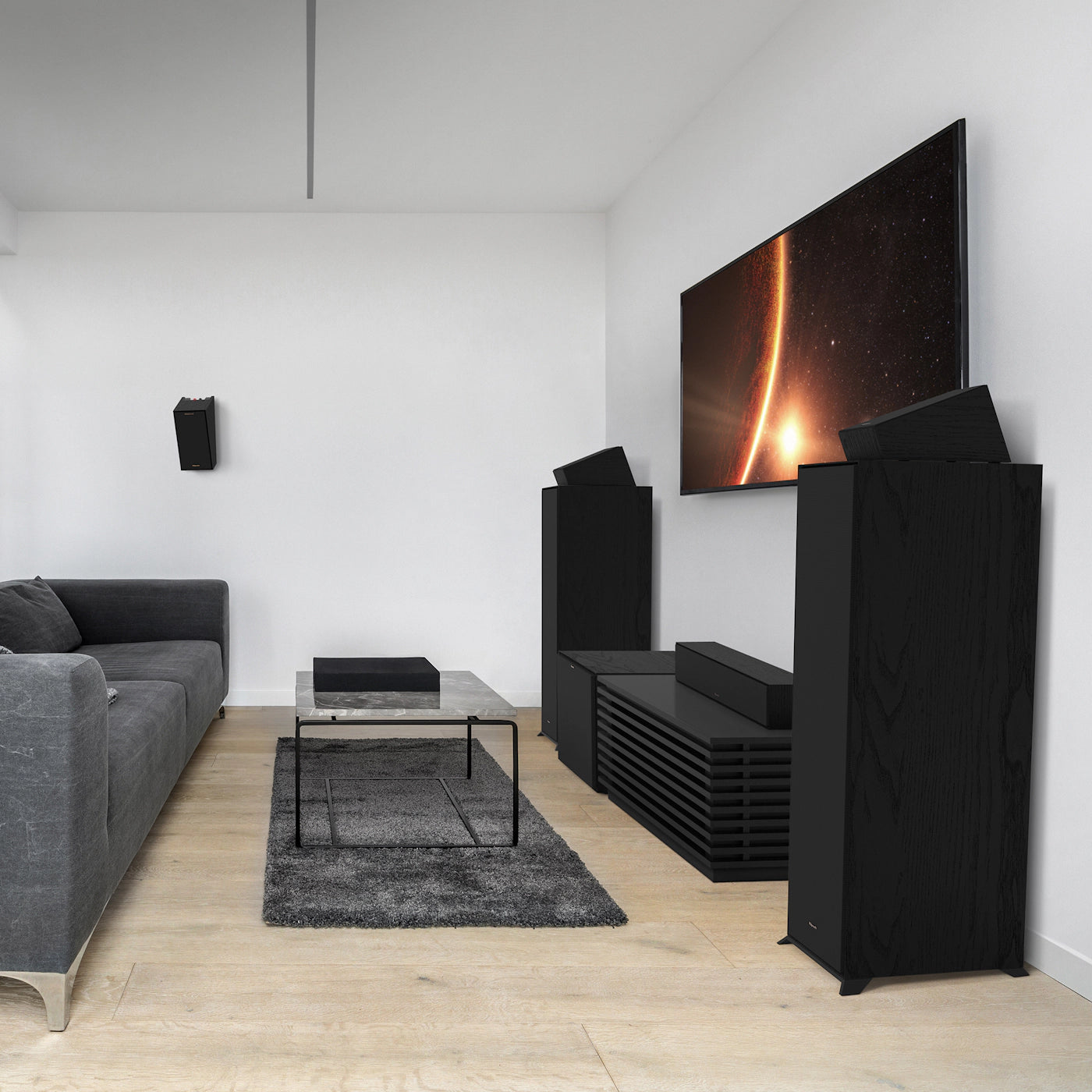 Klipsch R-30C -keskikaiutin, musta
