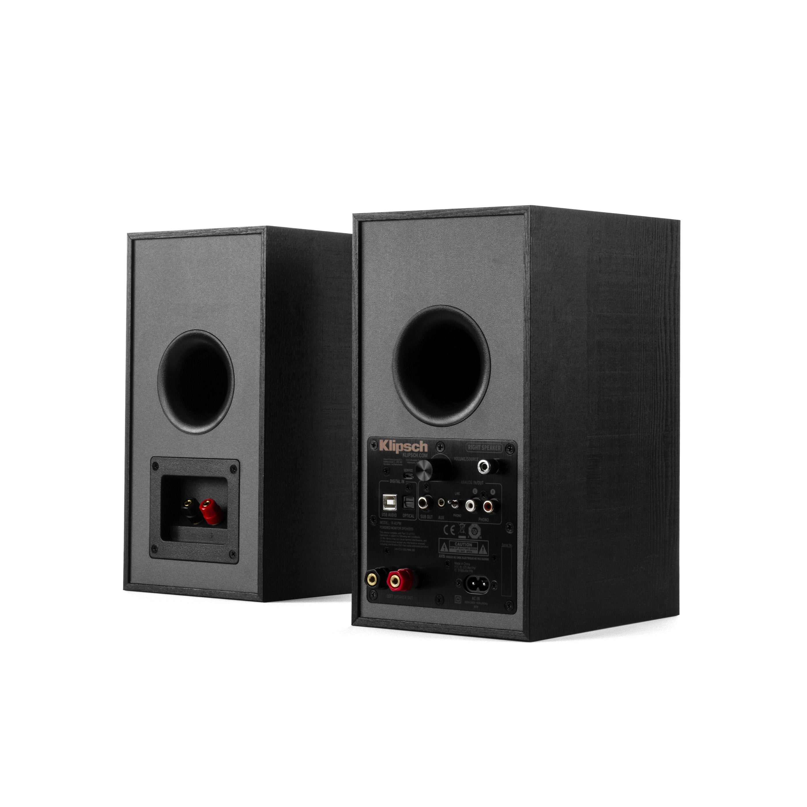 Klipsch R-41PM EU  -aktiivikaiutinpari musta