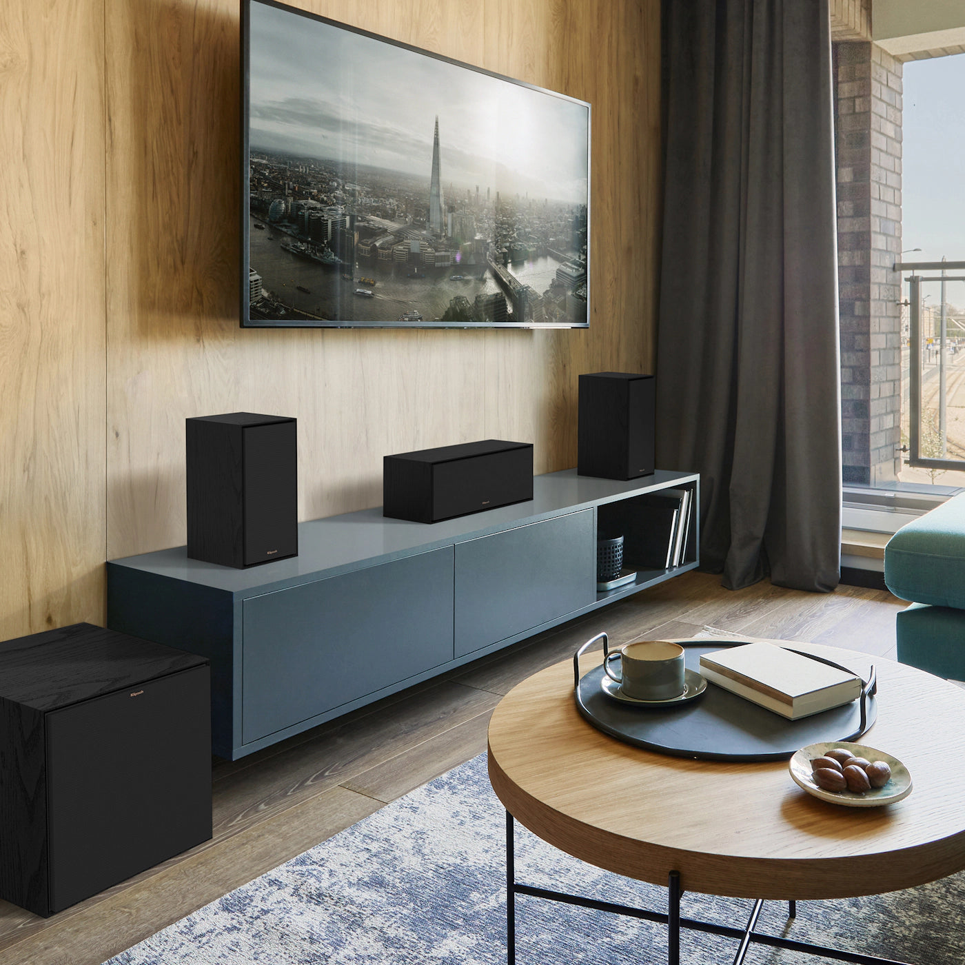 Klipsch R-50C - Keskikaiutin musta
