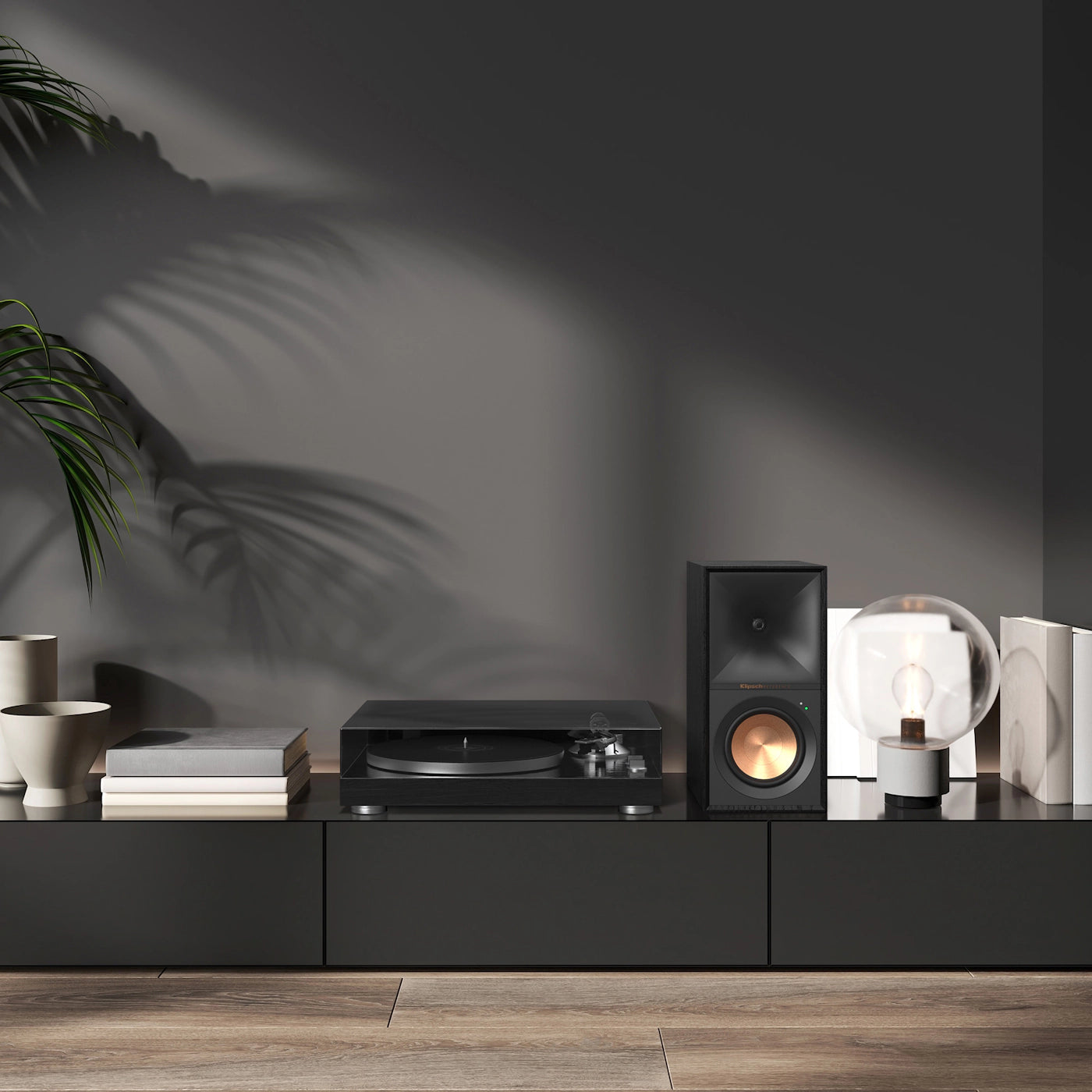 Klipsch R-50PM aktiivikaiutinpari, musta