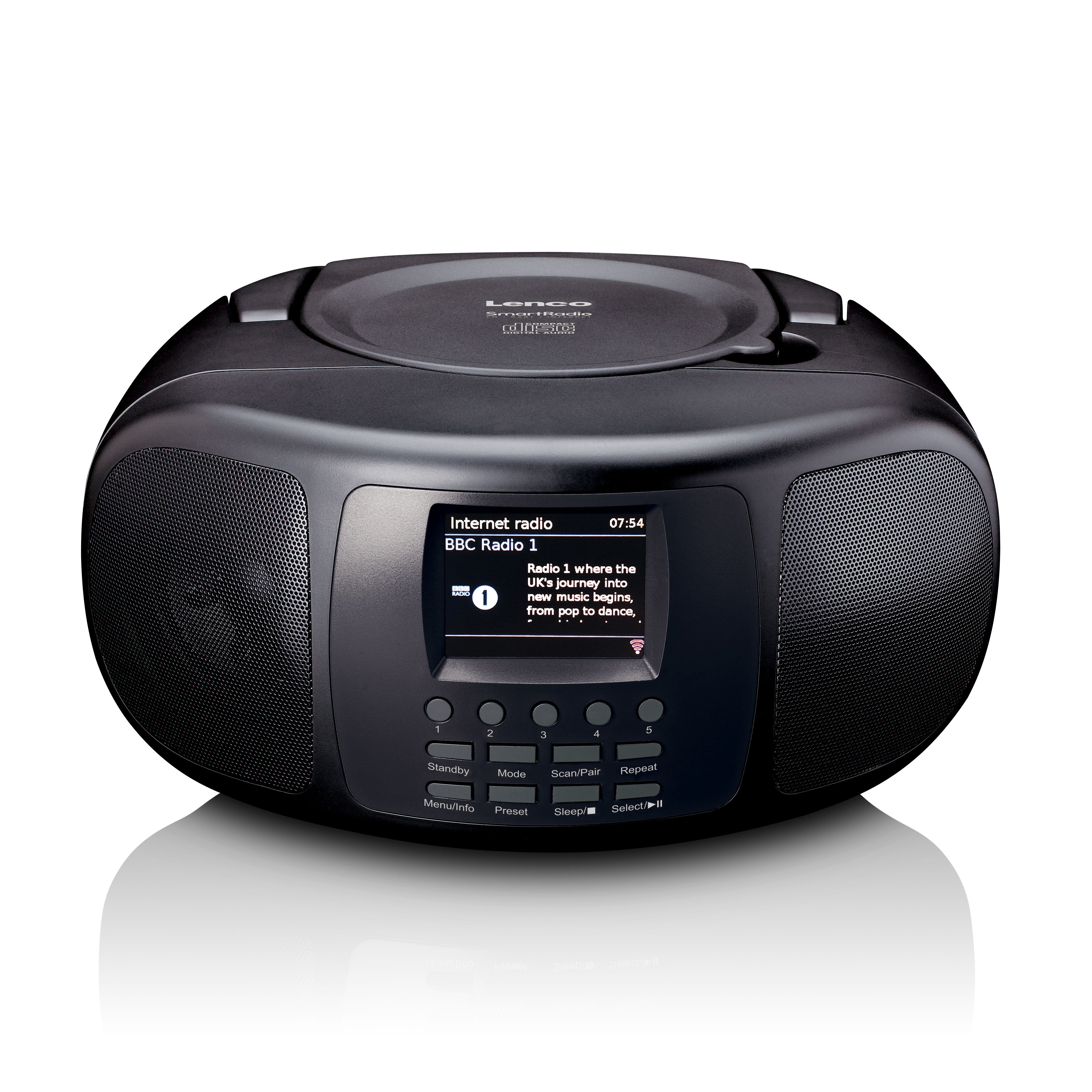 Lenco SCD-6000BK, kannettava internet radio