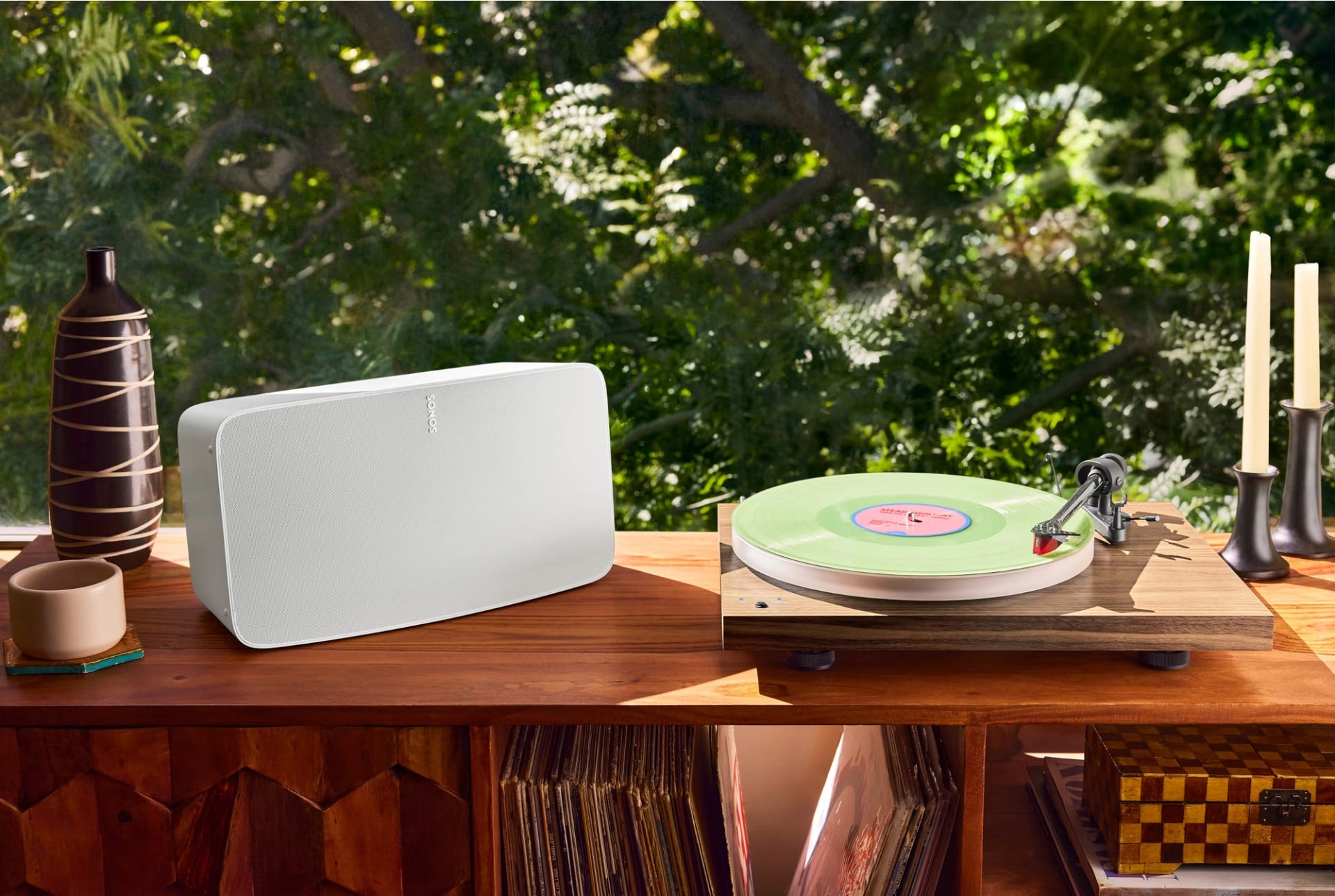Sonos Five Älykäs Wi-Fi-kaiutin – Ensiluokkainen Äänentoisto