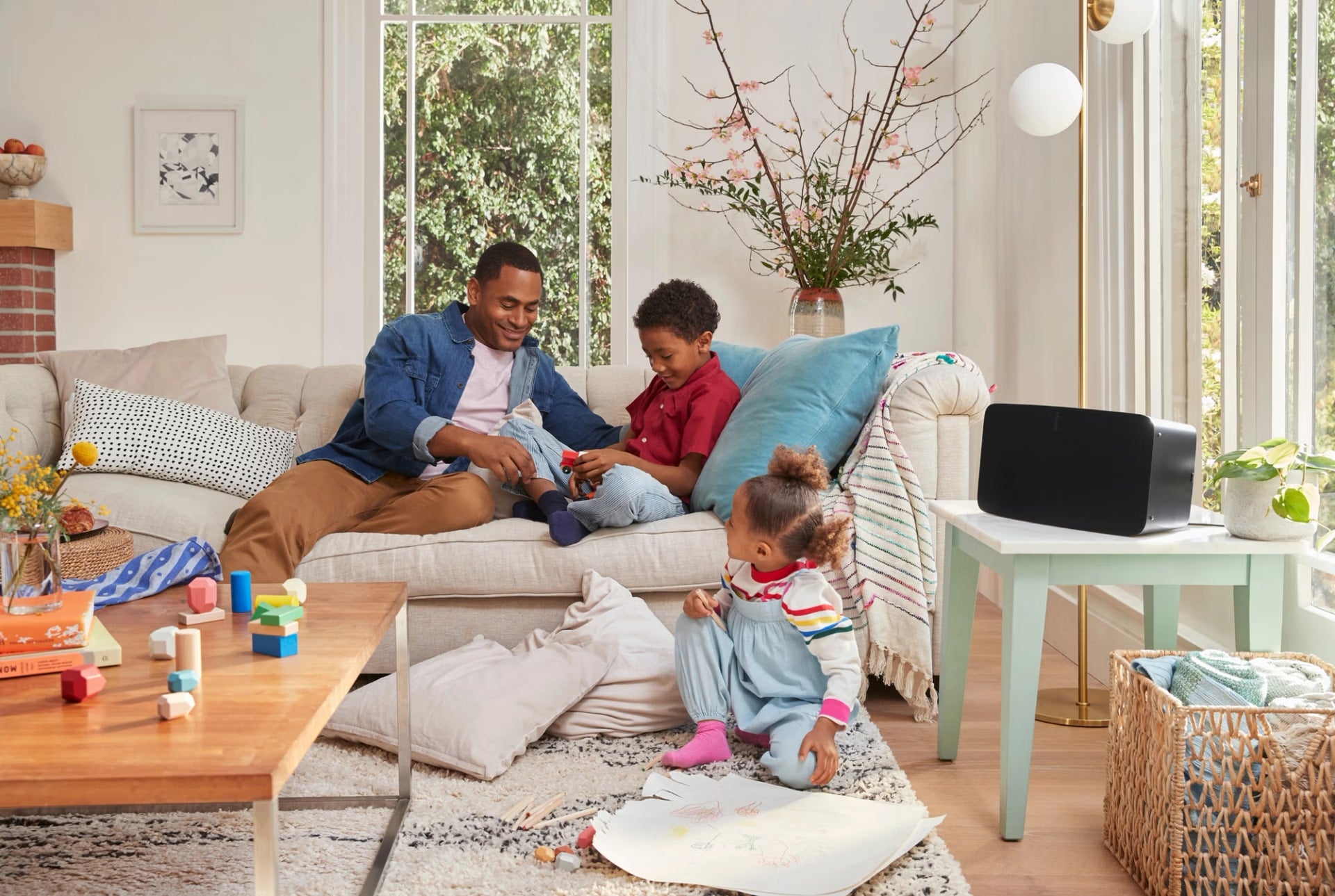 Sonos Five Älykäs Wi-Fi-kaiutin – Ensiluokkainen Äänentoisto