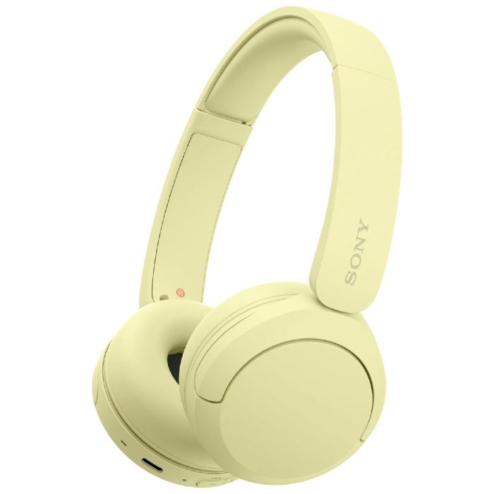 Sony Bluetooth Headphones WH-CH520, Yellow