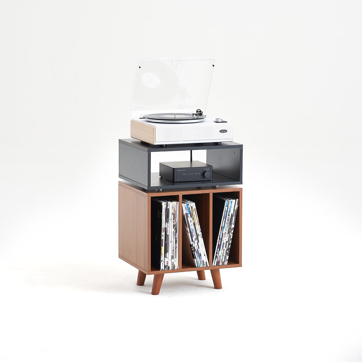 Norstone STOCKHOLM 700 BLACK SATIN/WALNUT