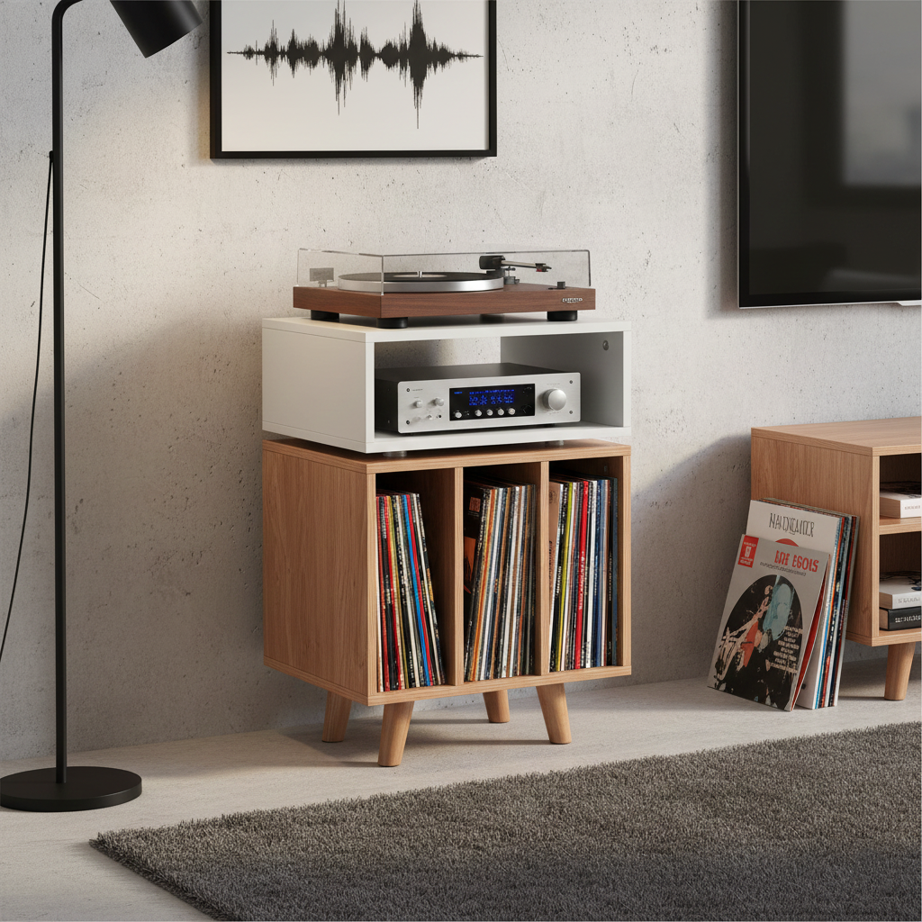 Norstone STOCKHOLM 700 WHITE/CLEAR OAK
