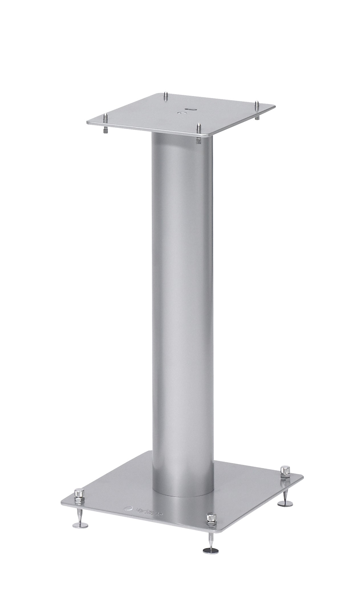 Norstone STYLUM 1 SPEAK STAND/PAIR/SILVERSATIN