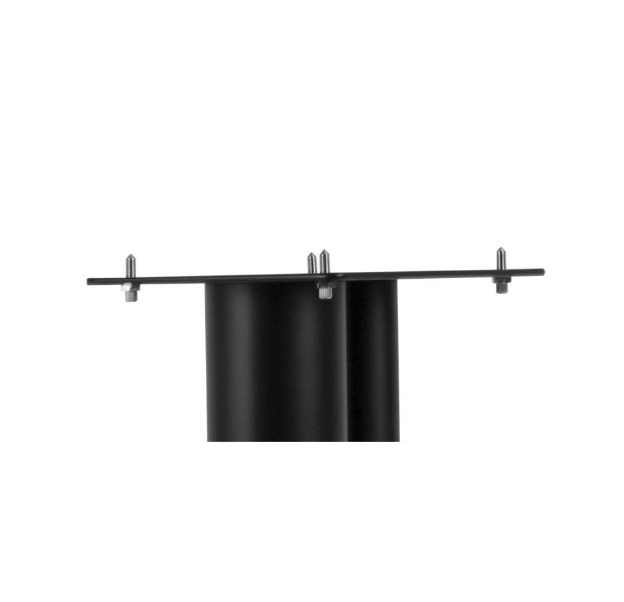 Norstone STYLUM 3 SPEAK STANDS/PAIR/BLACK SATIN